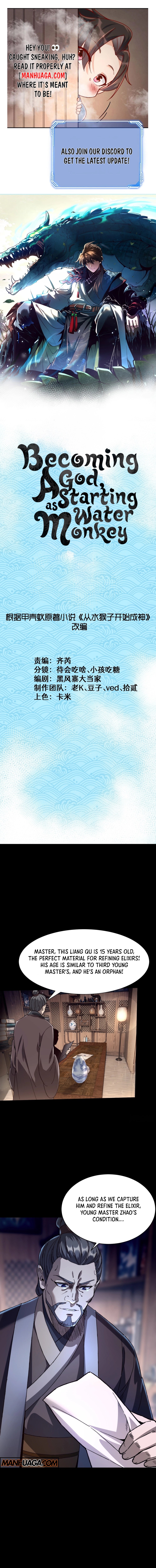 Becoming a God, Starting as water monkey Chapter 11 - Page 1