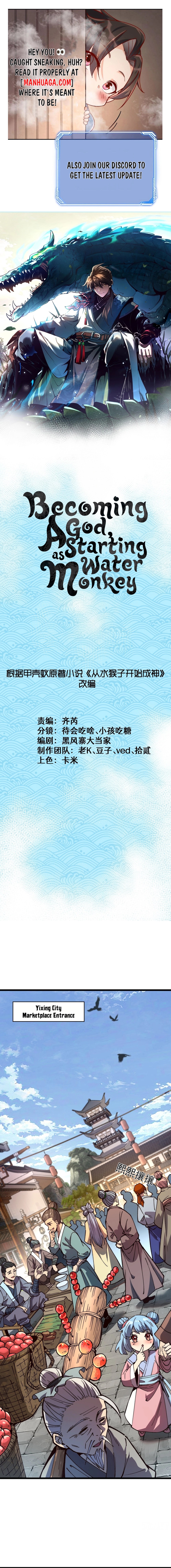 Becoming a God, Starting as water monkey Chapter 8 - Page 1