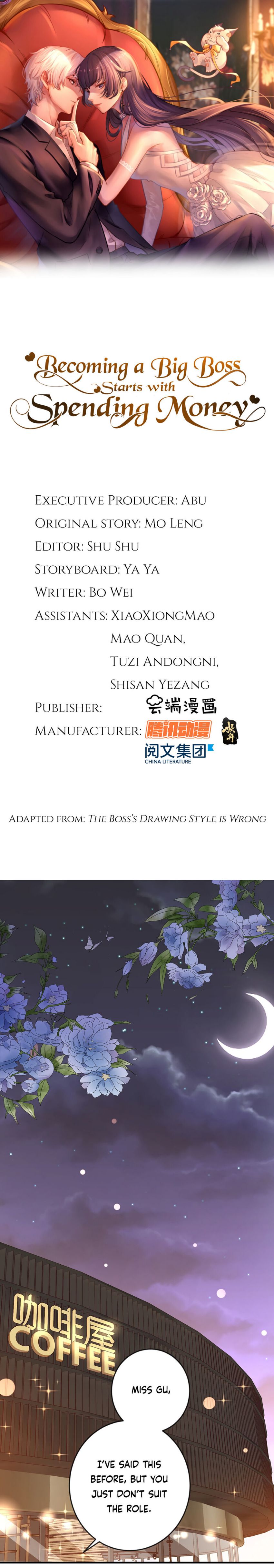 Becoming a Big Boss Starts with Spending Money Chapter 2 - Page 3