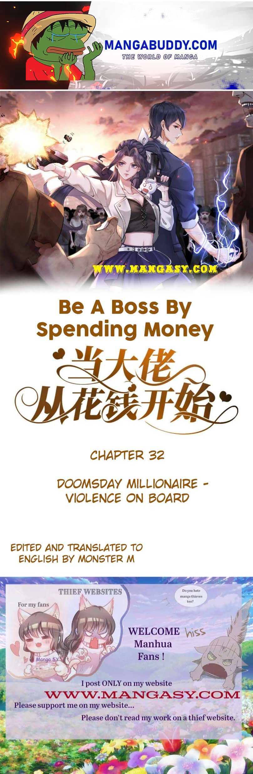 Becoming a Big Boss Starts with Spending Money Chapter 32 - Page 1