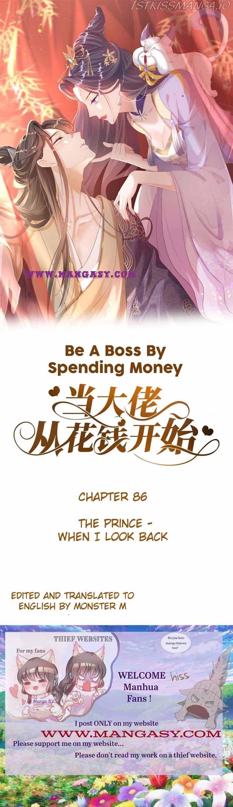 Becoming a Big Boss Starts with Spending Money Chapter 86 - Page 1