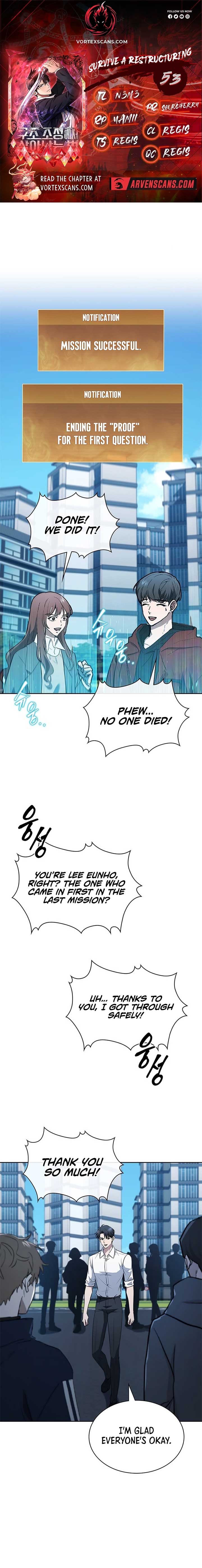 How to Survive Restructuring Chapter 53 - Page 1