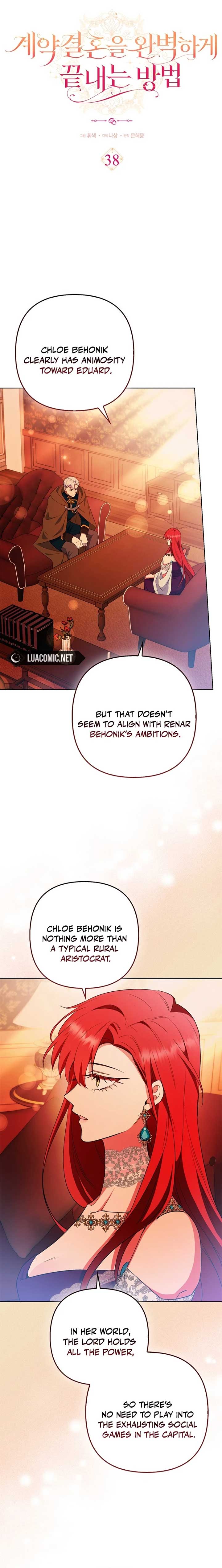 How to Perfectly End a Contract Marriage Chapter 38 - Page 3