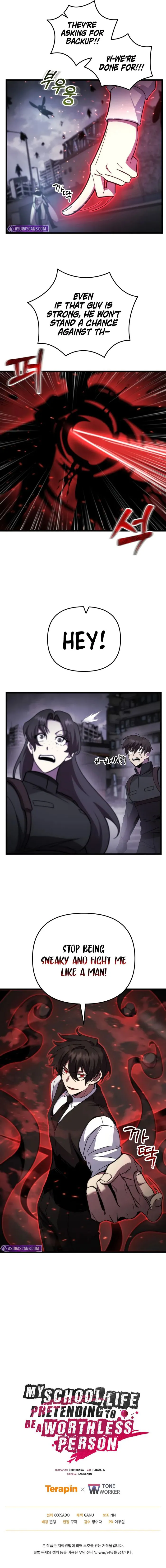 My School Life Pretending To Be a Worthless Person Chapter 98 - Page 9