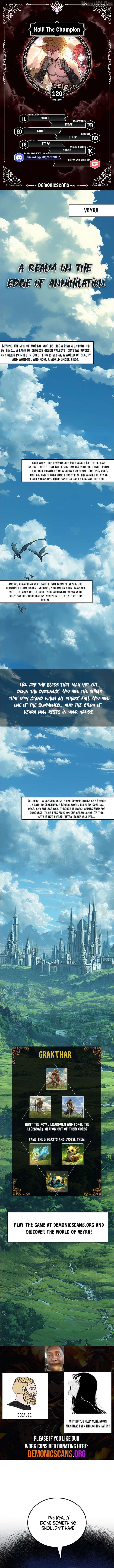 Kalli the Champion Chapter 120 - Page 1