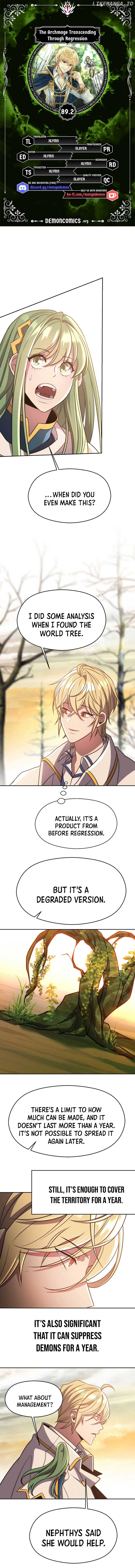 Archmage Transcending Through Regression Chapter 89.2 - Page 1