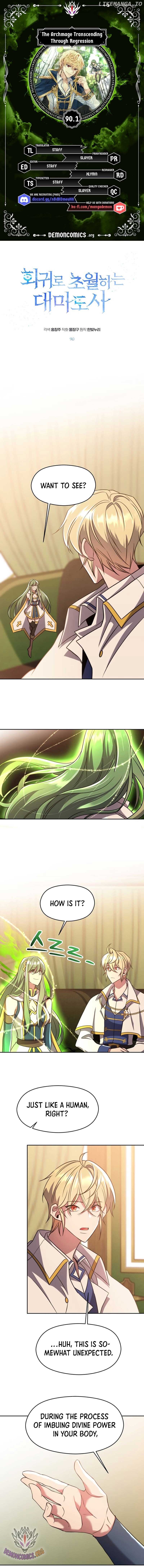 Archmage Transcending Through Regression Chapter 90.1 - Page 1