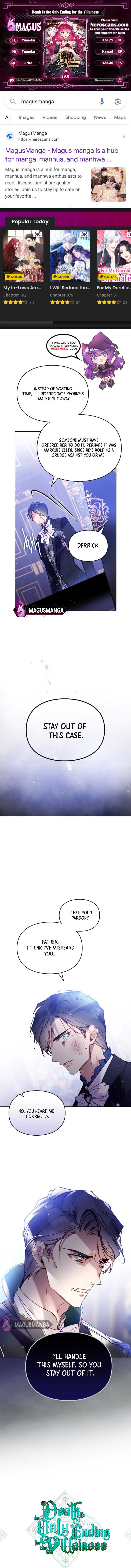Death Is The Only Ending For The Villainess Chapter 159 - Page 1