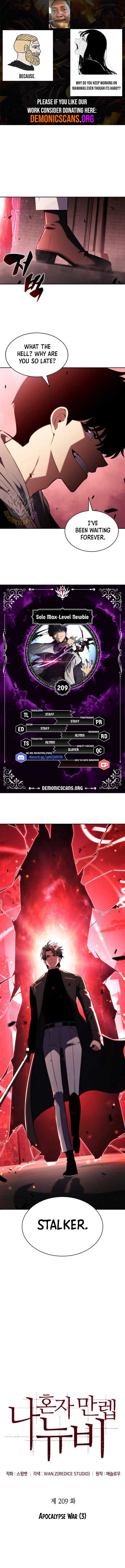 Solo Max-Level Newbie Chapter 209 - Page 1