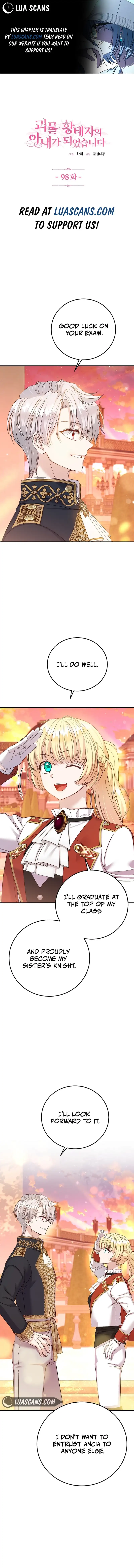 I Became the Wife of the Monstrous Crown Prince Chapter 98 - Page 1