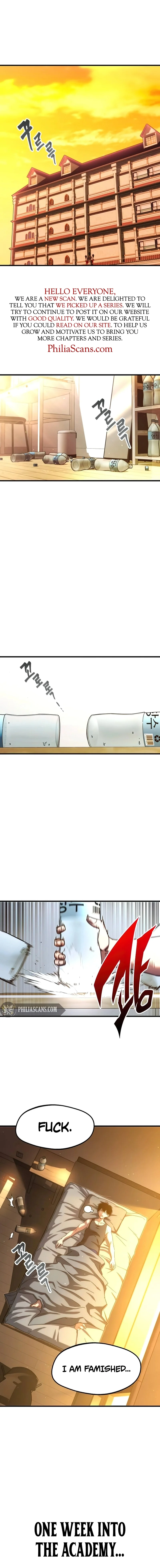 Conquering the Academy with Just a Sashimi Knife Chapter 5 - Page 1