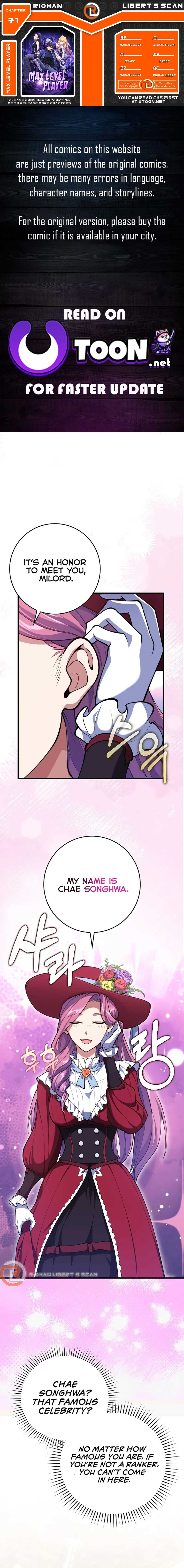 Max Level Player Chapter 71 - Page 1