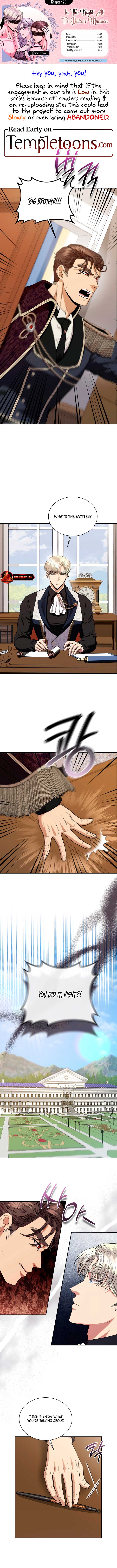 In The Night, At The Duke’s Mansion Chapter 29 - Page 1