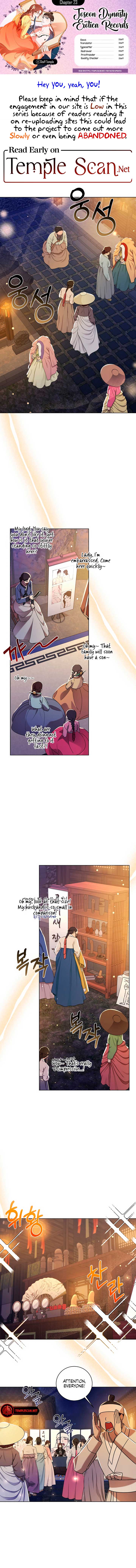 Joseon Dynasty Erotica Records Chapter 23 - Page 1