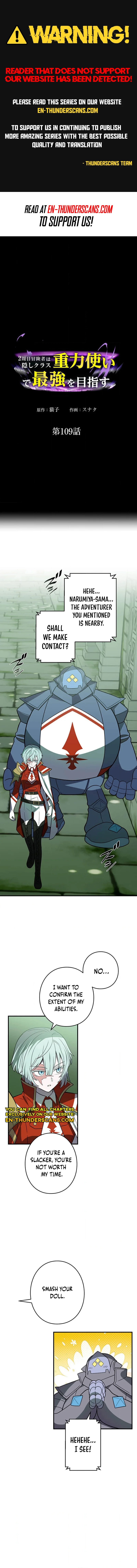 Reborn Ranker – Gravity User Chapter 109 - Page 1