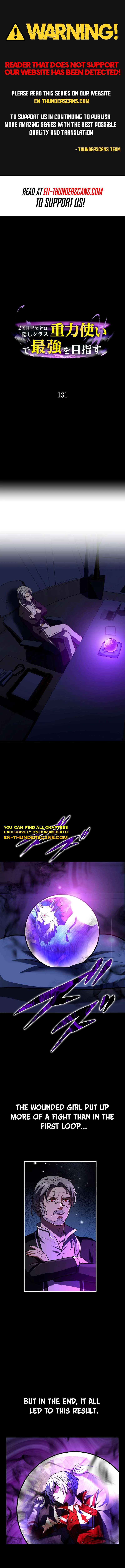 Reborn Ranker – Gravity User Chapter 131 - Page 1