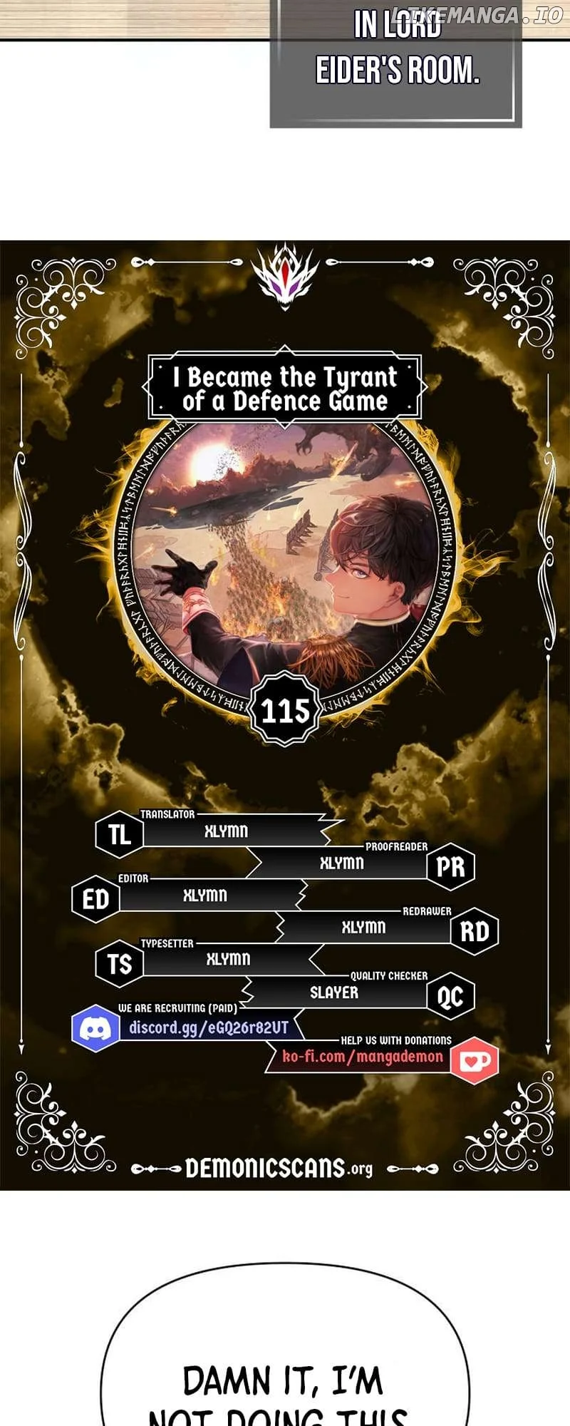 I Became the Tyrant of a Defence Game Chapter 115 - Page 2