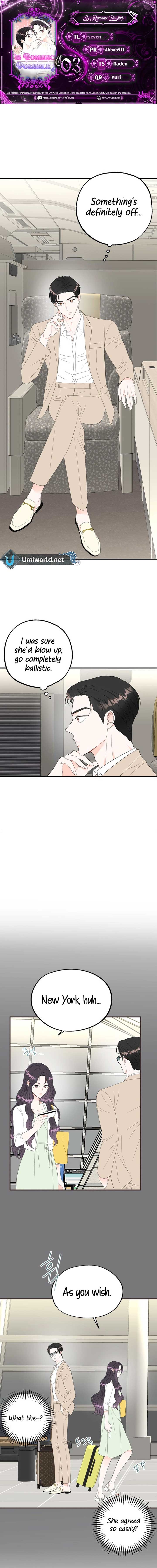 Is Romance Possible? Chapter 3 - Page 1