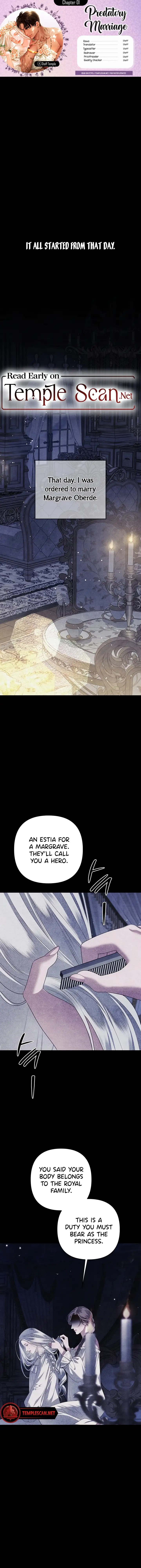 Predatory Marriage Chapter 1 - Page 1