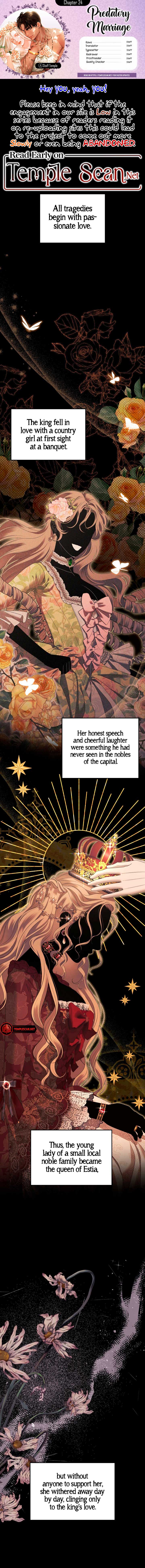 Predatory Marriage Chapter 24 - Page 1