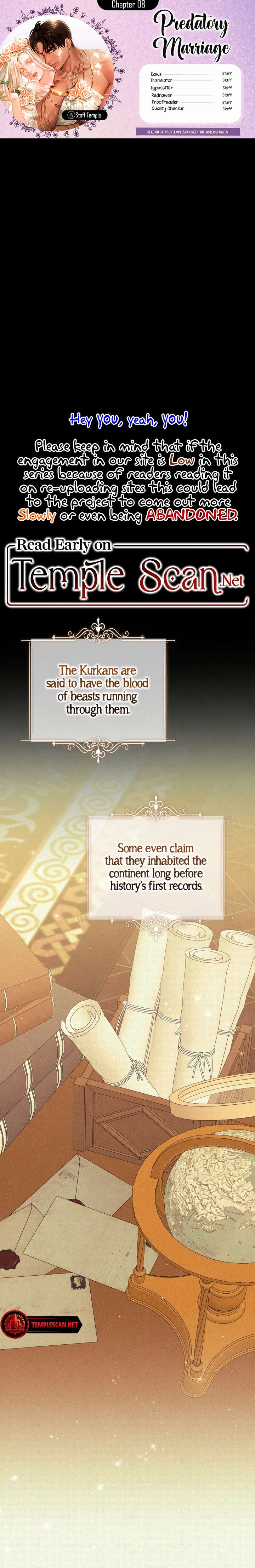 Predatory Marriage Chapter 8 - Page 1