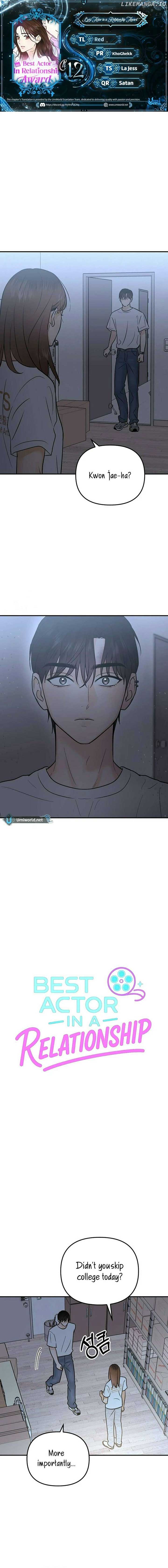 Best Actor in a Relationship Award Chapter 12 - Page 1