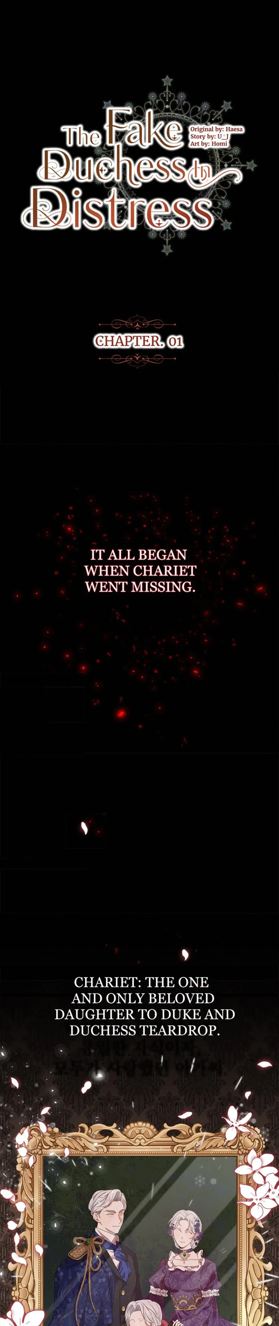 The Fake Duchess in Distresss Chapter 1 - Page 1