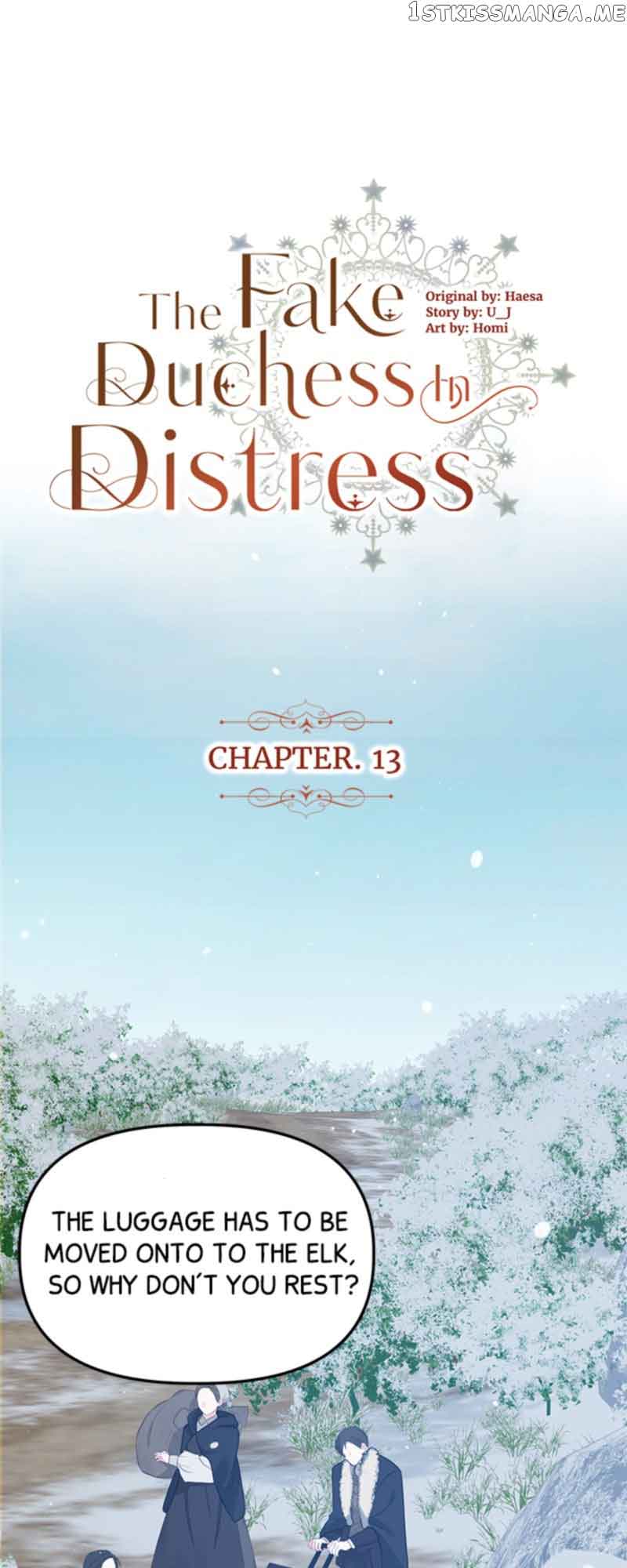 The Fake Duchess in Distresss Chapter 13 - Page 1