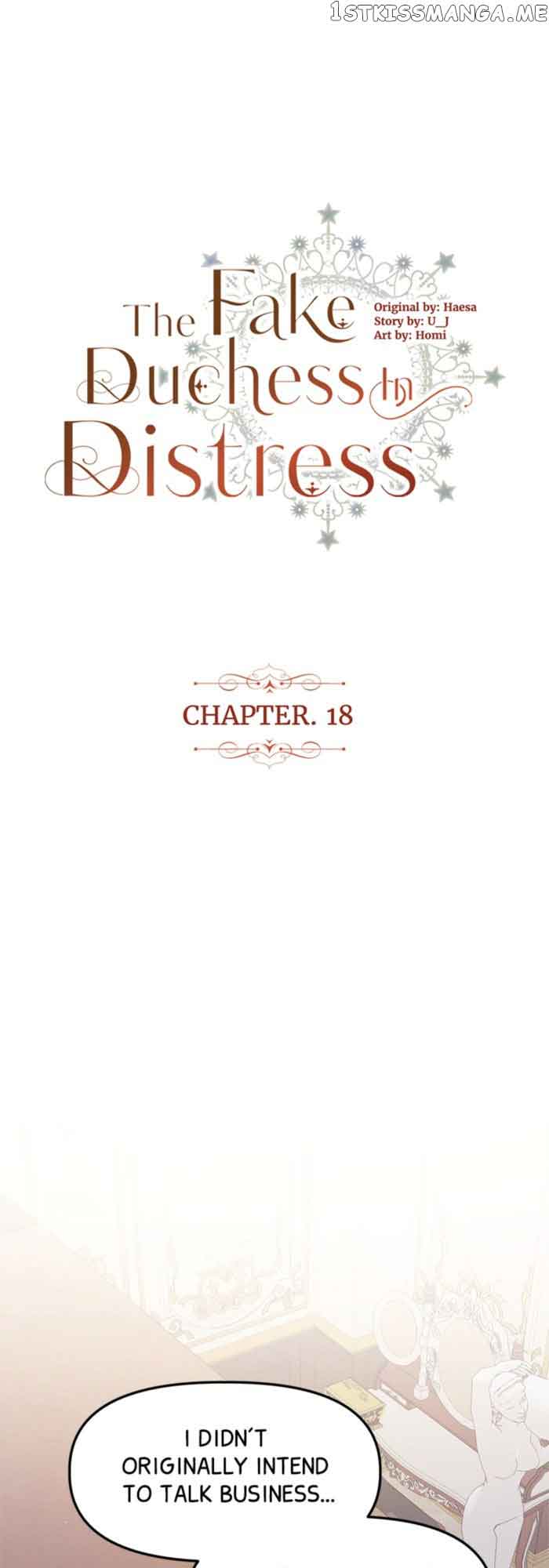 The Fake Duchess in Distresss Chapter 18 - Page 1