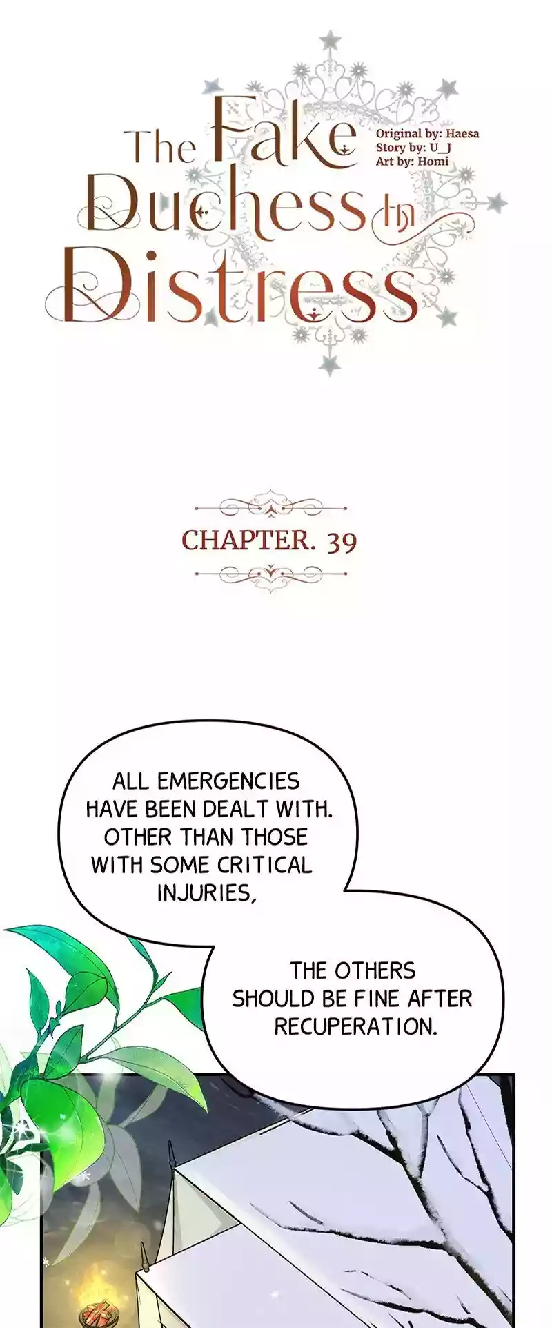 The Fake Duchess in Distresss Chapter 39 - Page 1