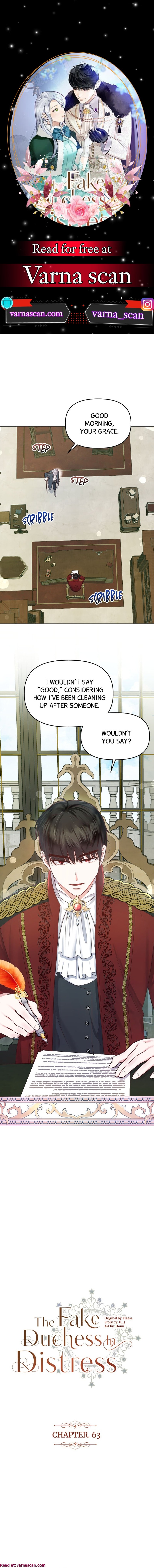 The Fake Duchess in Distresss Chapter 63 - Page 1