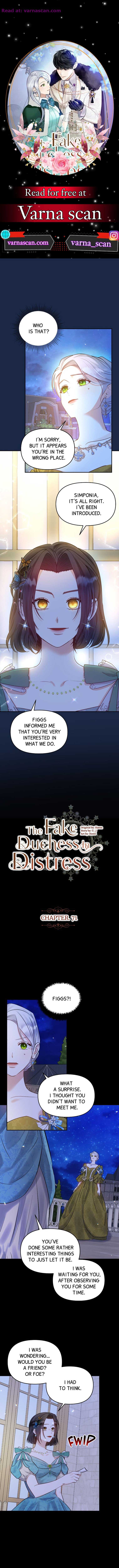 The Fake Duchess in Distresss Chapter 71 - Page 1