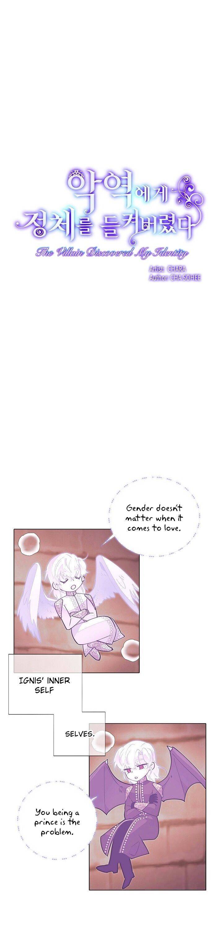 The Villain Discovered My Identity Chapter 82 - Page 1