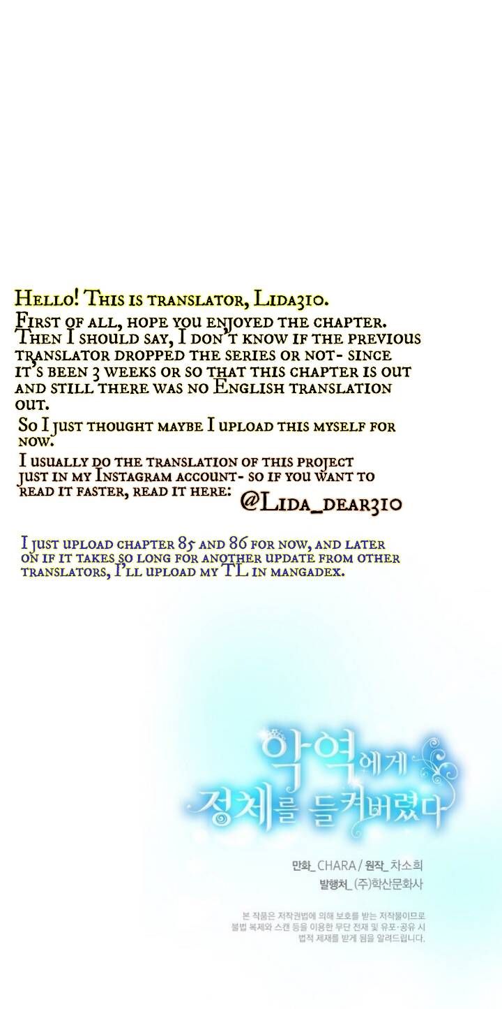 The Villain Discovered My Identity Chapter 85 - Page 37