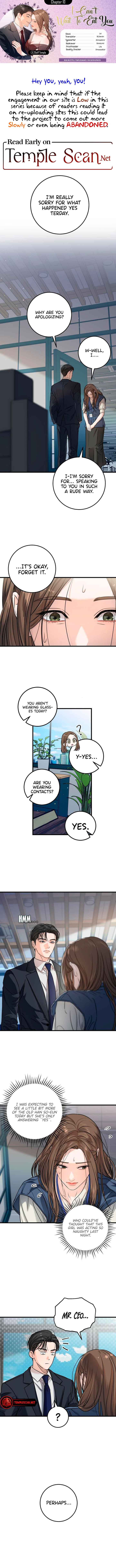 I Can’t Wait To Eat You Chapter 10 - Page 1