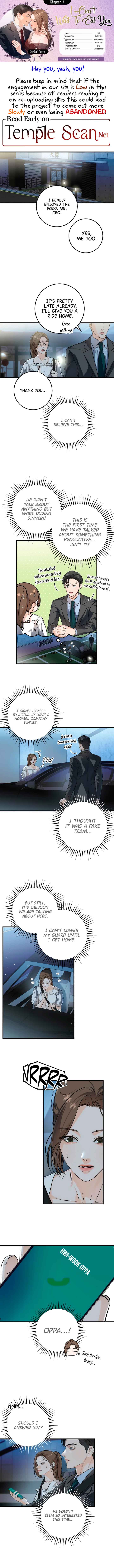 I Can’t Wait To Eat You Chapter 17 - Page 1