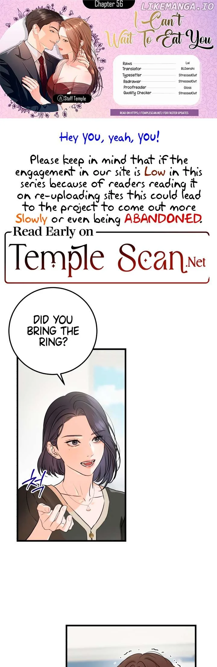 I Can’t Wait To Eat You Chapter 56 - Page 1