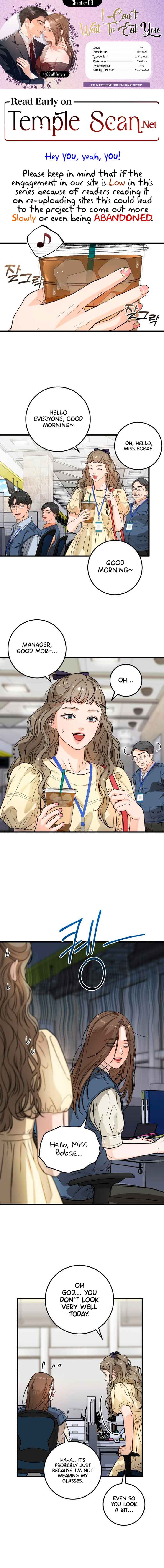 I Can’t Wait To Eat You Chapter 9 - Page 1