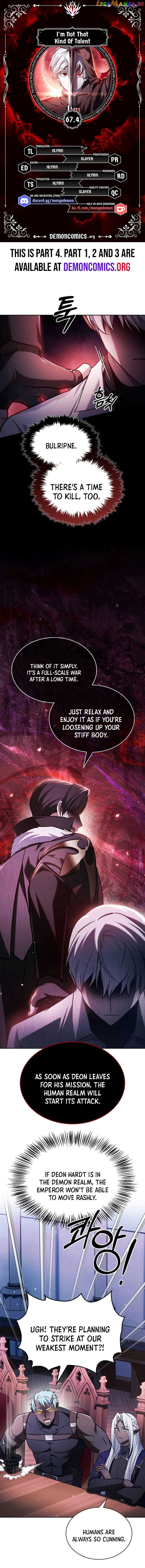 I’m Not That Kind of Talent Chapter 67.4 - Page 1