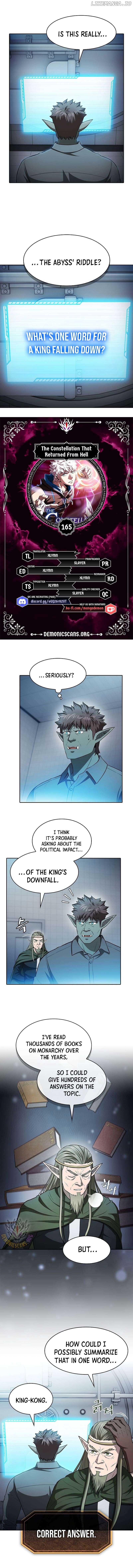 The Constellation That Returned From Hell Chapter 165 - Page 1