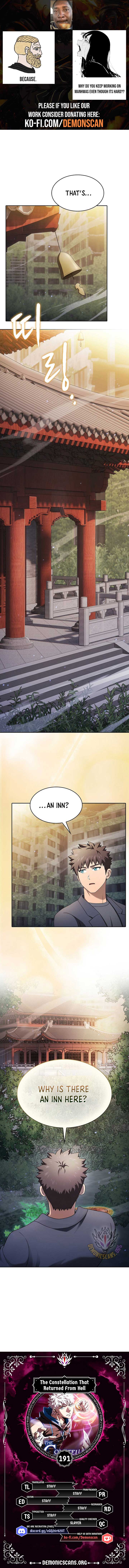 The Constellation That Returned From Hell Chapter 191 - Page 1