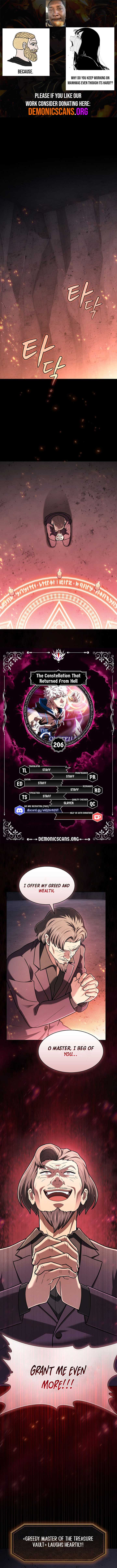 The Constellation That Returned From Hell Chapter 206 - Page 1