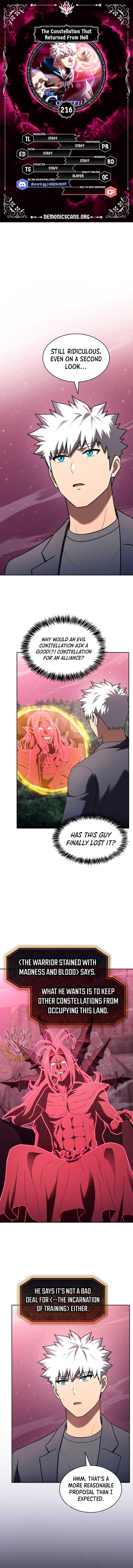 The Constellation That Returned From Hell Chapter 216 - Page 1