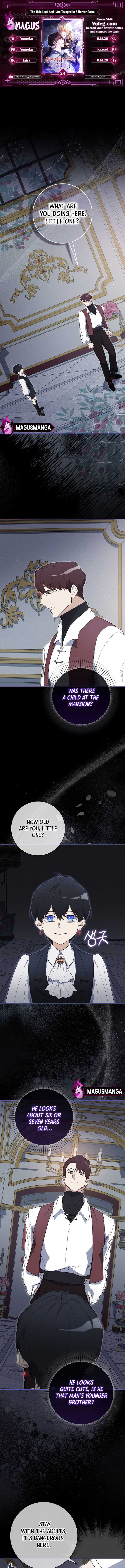 The Male Lead and I are Trapped in a Horror Game Chapter 23 - Page 1