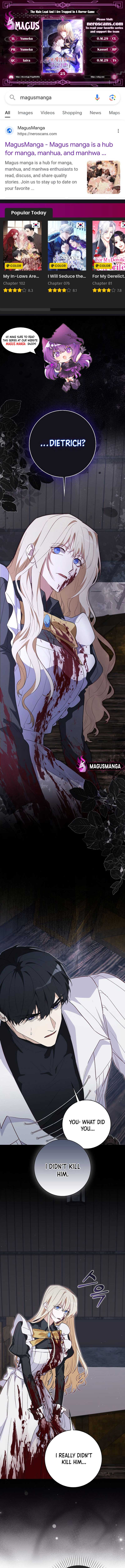 The Male Lead and I are Trapped in a Horror Game Chapter 25 - Page 1