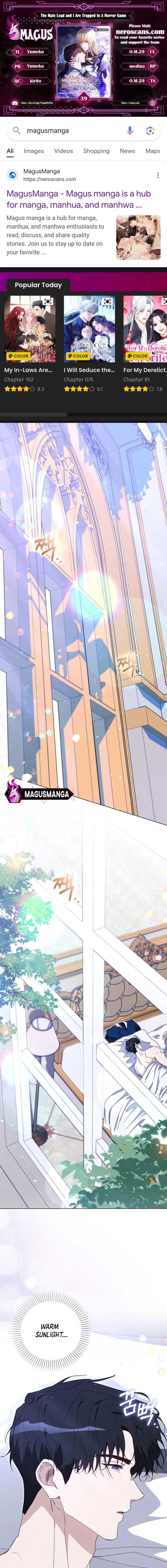 The Male Lead and I are Trapped in a Horror Game Chapter 39 - Page 1