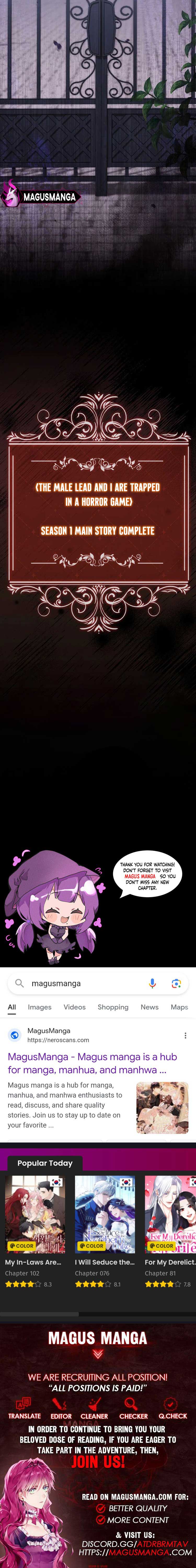 The Male Lead and I are Trapped in a Horror Game Chapter 41 - Page 14