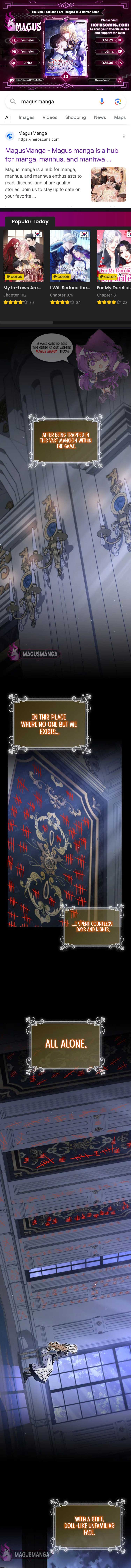 The Male Lead and I are Trapped in a Horror Game Chapter 42 - Page 1