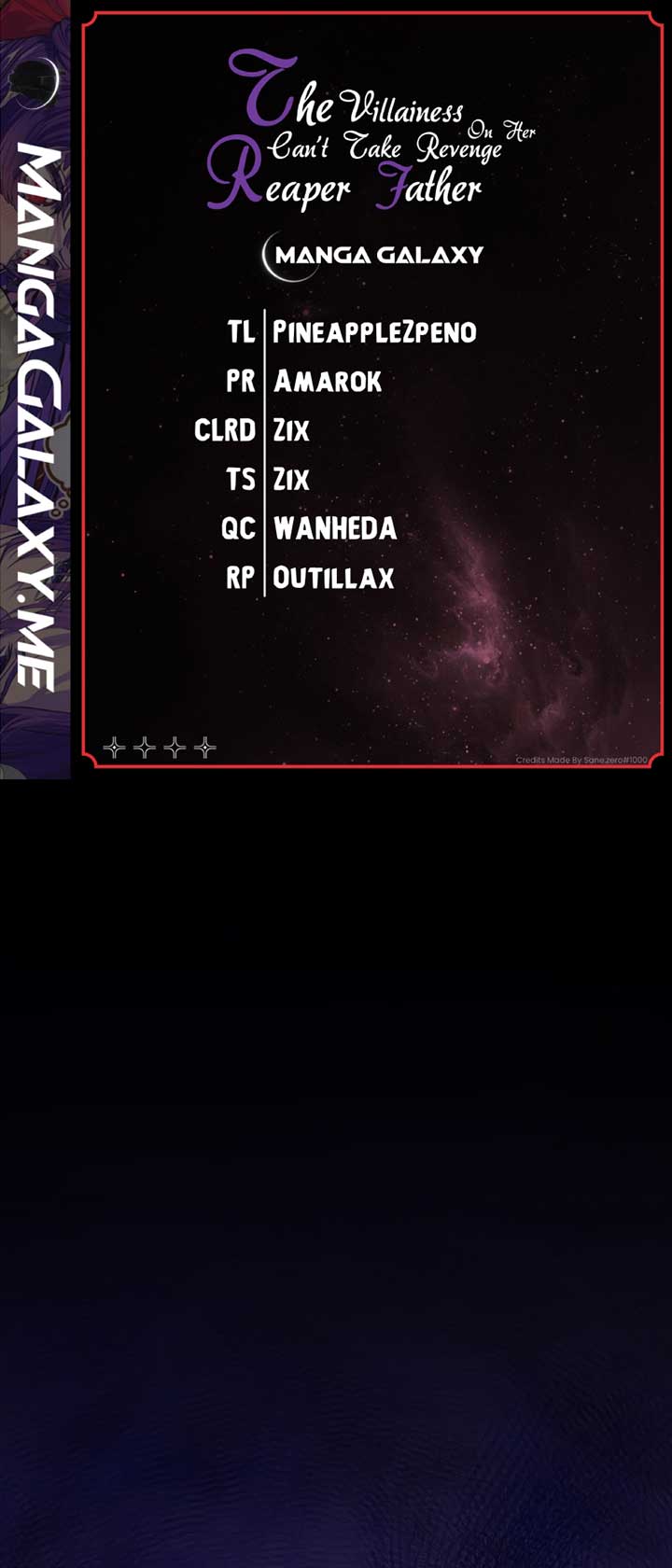 The Villainess Can’t Take Revenge on Her Reaper Father Chapter 10 - Page 1