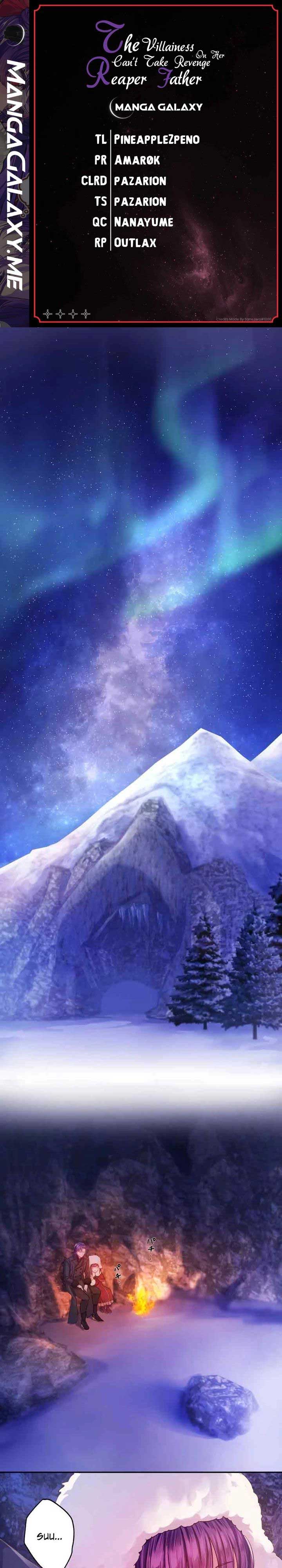 The Villainess Can’t Take Revenge on Her Reaper Father Chapter 15 - Page 1